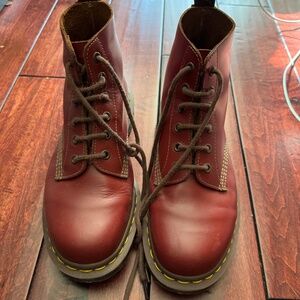 Oi! Made in England Doc Marten Ankle Cut Chelsea Boot UK7/US8 Oxblood